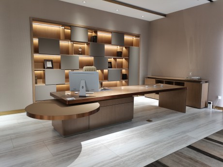 Ode to Joy Desk & Full-wall Cabinet Case