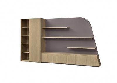 Bugatti Light Back Cabinet（Rounded Corner）