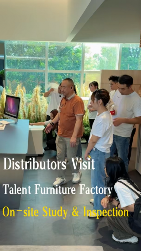 Distributors Visit Tianyue Furniture Factory for On-site Study & Inspection