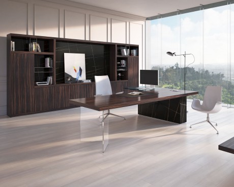 AIR Executive Table (Height-Adjustable Auxiliary Cabinet）