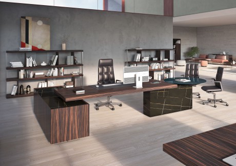 AIR Executive Table（Height-Adjustable Round Disk）