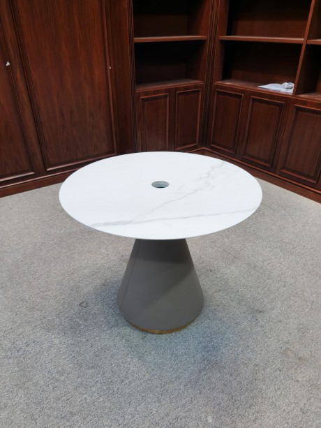 岩板圆台面茶几